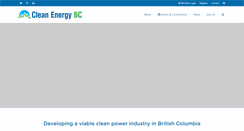 Desktop Screenshot of cleanenergybc.org